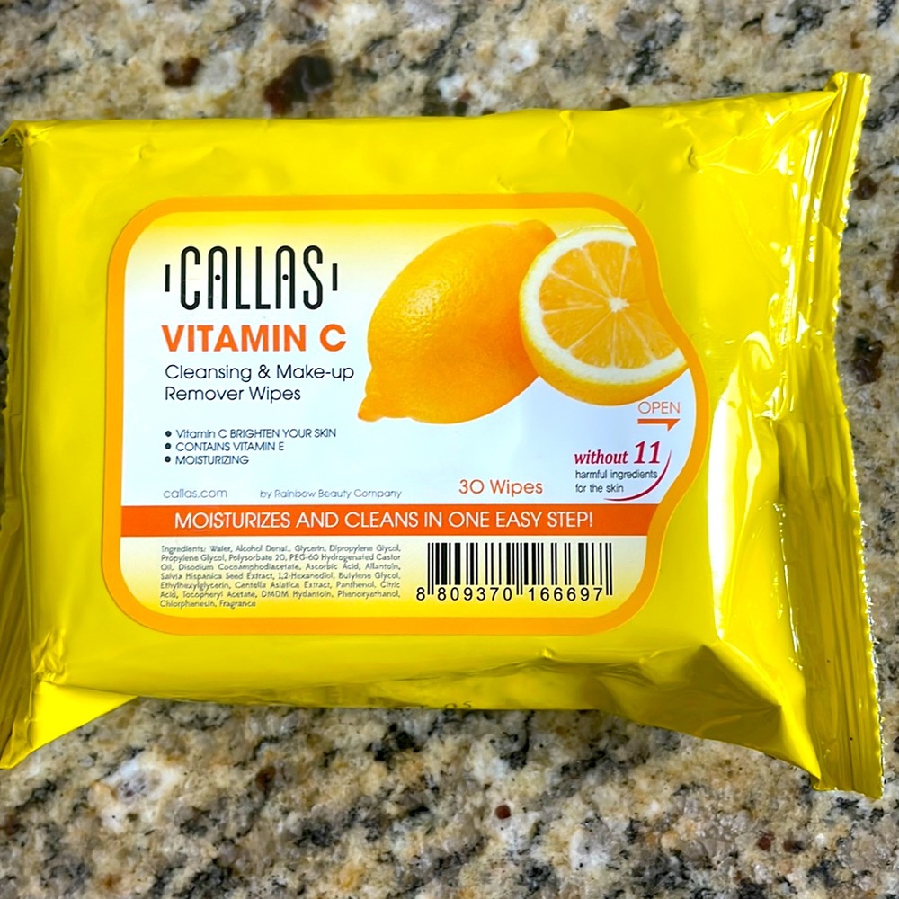 Vitamin C Cleansing and make-up Wipes